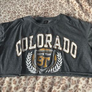 SHEIN Graphic Cropped Tshirt